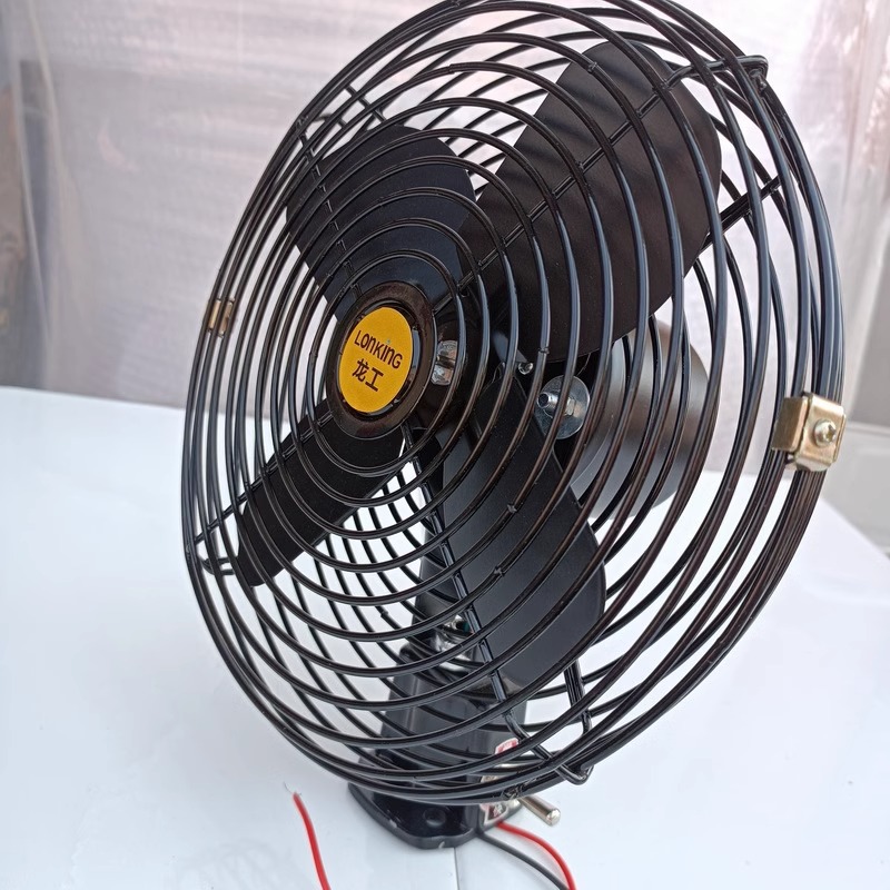 Forklift Truck Truck Excavator Loader Forklift Engineering Vehicle Electric Fan Metal 12V24V Refrigeration Powerful Mute