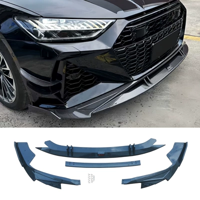 Suitable for Audi 19-25 Big Surrounded - add-rs7-front-fender-spats-black