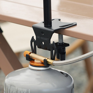 Ise Mount Outdoor Multi-Purpose Gas Tank Hook with Hanging Plate Bottle Opener Compatible with Egg Roll Table Desktop Hook