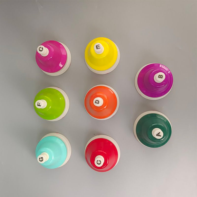 Fábrica al por mayor de ocho tonos de Bell Orff instrumento de percusión campana música enseñanza ayudas ocho tonos Bell