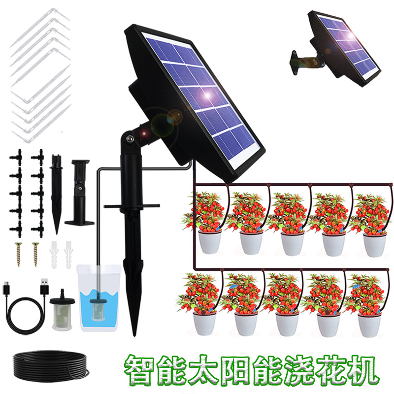 Nuevo Dispositivo de riego de temporización automática solar artefacto de riego rociado de agua riego por goteo sistema de riego por aspersión de control inteligente