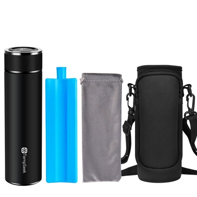Refrigeration Box Small Refrigerator | Soyuducular - insulin-cooler-1-ice-crystal-black-upgraded-sleeve-with-2-electronic-packs