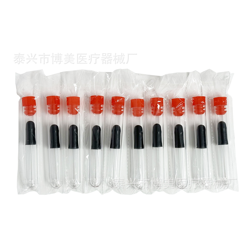 厂家7cm玻璃滴管配胶头配螺旋盖 精油瓶吸管球头滴管可丝印logo