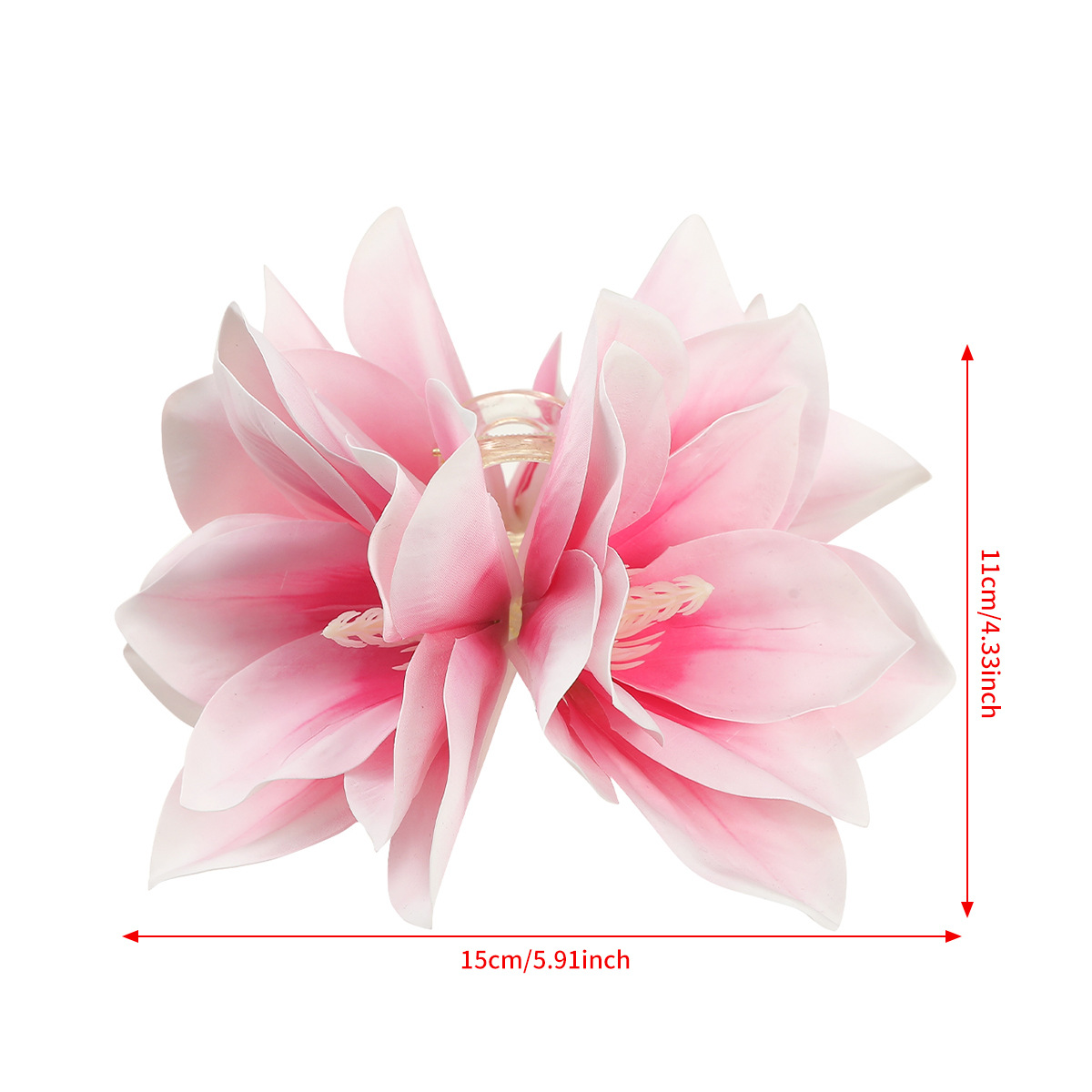 170g Weight Hair Claws Hair Accessories Type 1 Piece Quantity Date, Tea Party Occasion Plastic Material Flower Pattern All Seasons Season Women's Gender Pastoral, Simple Style Style Pastoral Simple Style Women's Flower Plastic Hair Claws 11