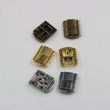 现货日子锁 锌合金日字锁 平板锁扣 礼盒酒盒锁 压铸锁扣太平扣