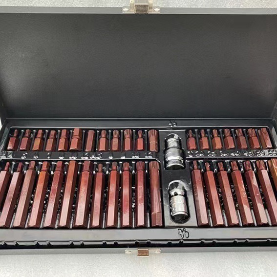 Caja de hierro de fábrica Juego de 40 piezas lote estrella S2 y fuente de cabezal de lote de alta resistencia de color primario Entrega de soporte