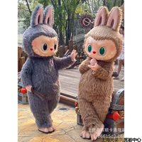 Костюм куклы Labubu Cartoon Doll, надувная кукла Bubble Mart Elf, коммерческий костюм куклы