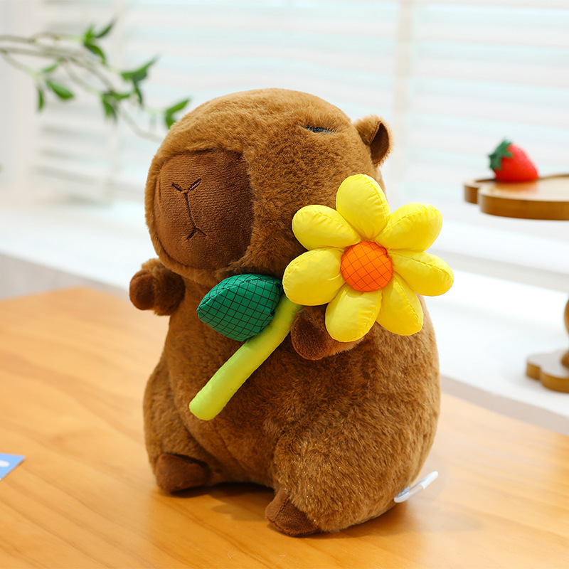 新しいクロスボーダー 8inch カピバラぬいぐるみカピバラ人形人形キャッチャーマシン人形結婚式の投げ卸売|undefined