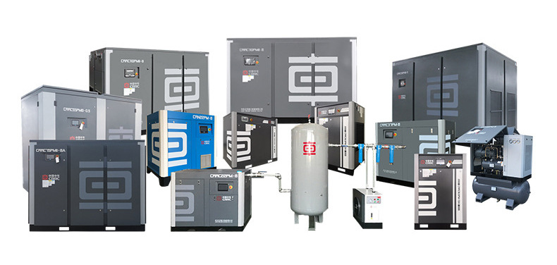 Crrc Single-Stage Permanent Magnet Variable Frequency 22Kw Energy-Saving Silent Low-Energy Consumption Crrc22Pm-8 Screw Air Compressor