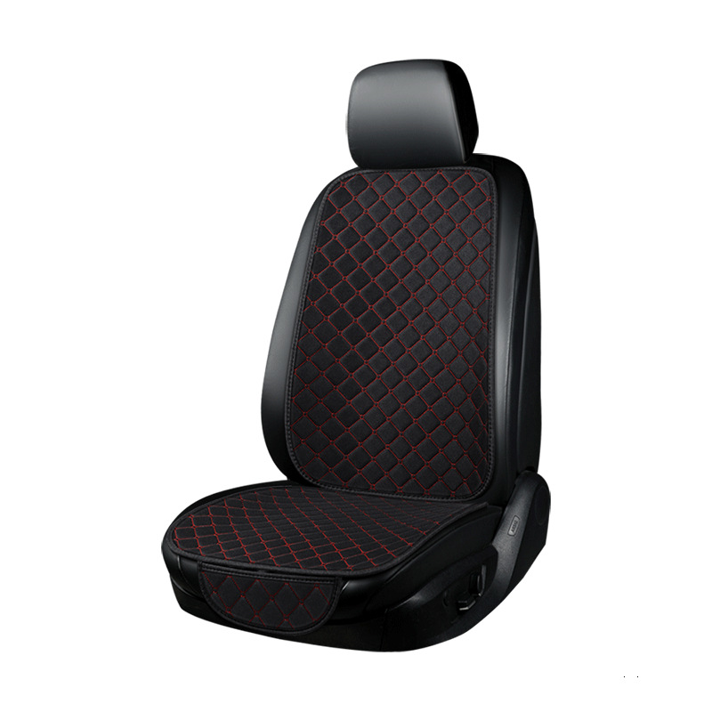 Cojín de asiento de automóvil lino cojín de asiento de automóvil lino cubierta de asiento de automóvil tres piezas cojín de asiento cojín de automóvil exportación ventas calientes