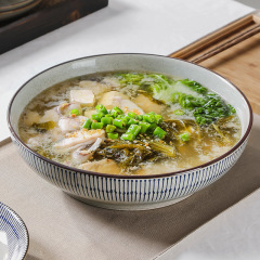 ドロップシッピングスープボウル、家庭用大型セラミック食器ボウル、大型ボウル、箸、麺用磁器ボウル、インスタントラーメンボウル、食品グレード