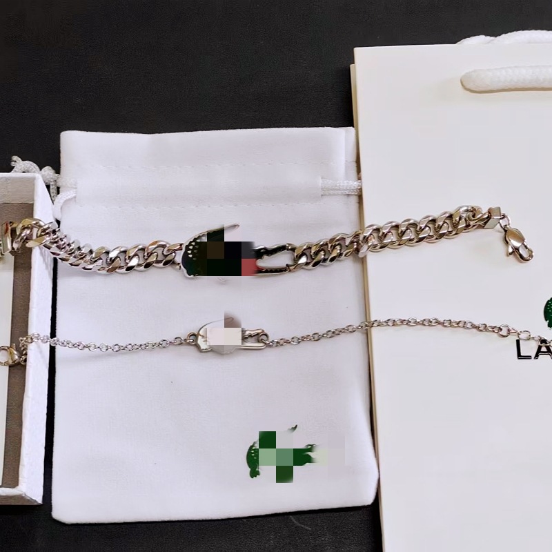 Cross-Border Tk Same Style Stainless Steel Crocodile Couple Bracelet Women's Fashion Jewelry for Women Valentine's Day Gift Bracelet