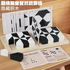 Intelligence-Enhancing Hidden Block Puzzle Toy for Children, Spatial Thinking and Imagination Training, Parent-Child Interactive Desk Game