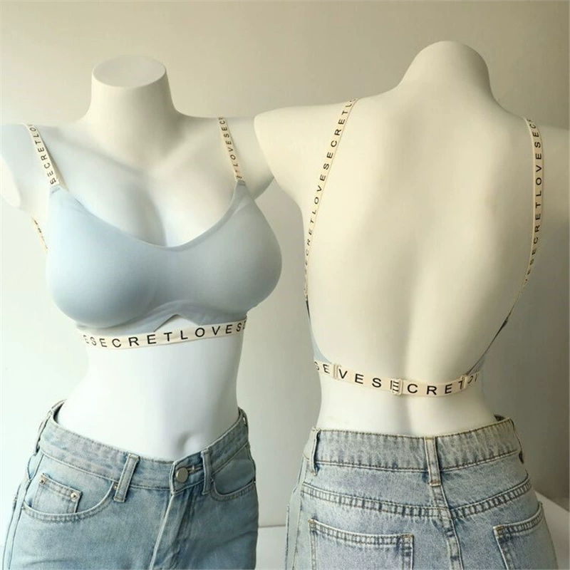 Comics, underwear, push up bra, wireless bra for breastfeeding, beautiful back, backless