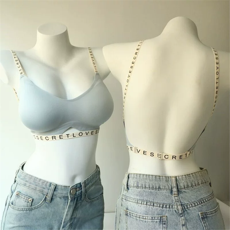 Comics, underwear, push up bra, wireless bra for breastfeeding, beautiful back, backless