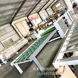 铝板门板保护膜覆膜机全自动密度板涂胶贴面机图片