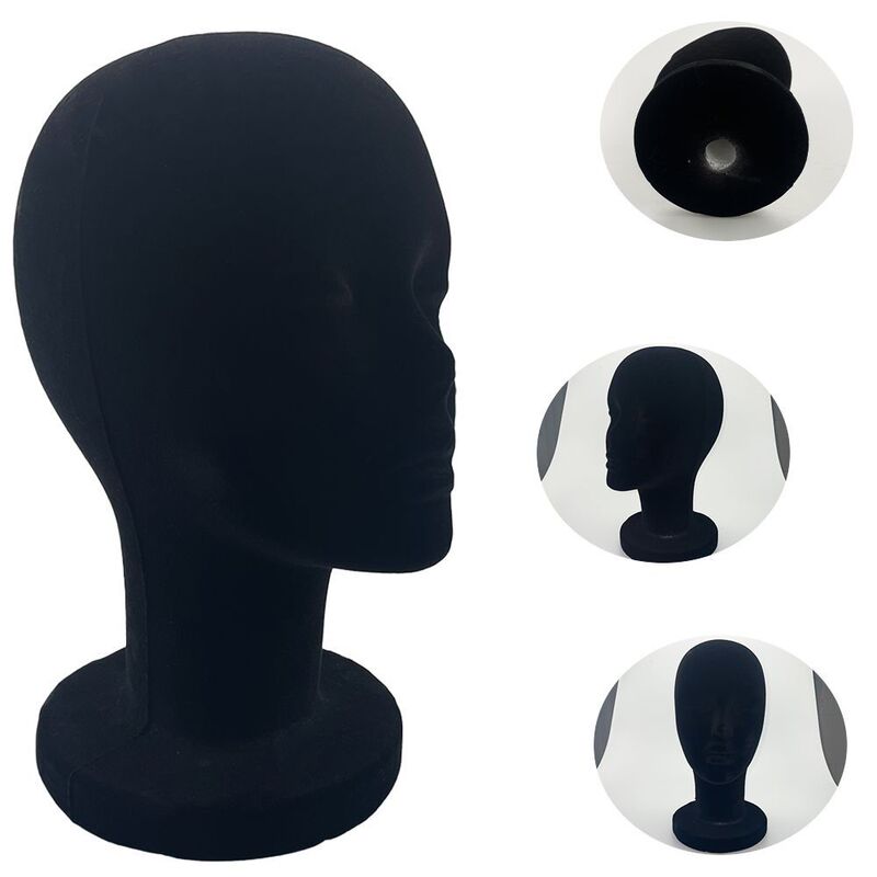 Wig Holder Head Mould Finishing Wig Styling Needle Wrag Mould Head Foam Head Model Head Wig Placement