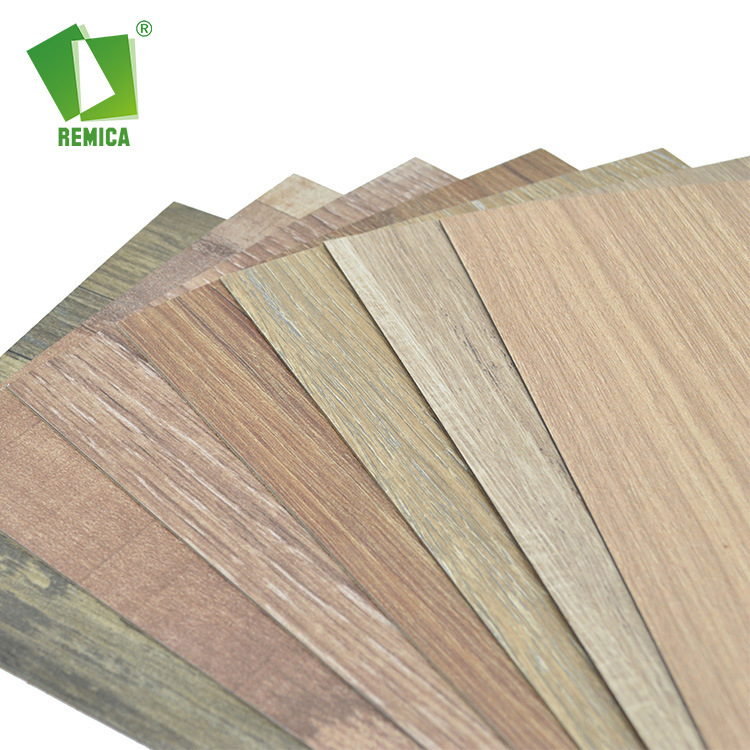 4*8*1mm 우드 그레인 목재 가죽 표면