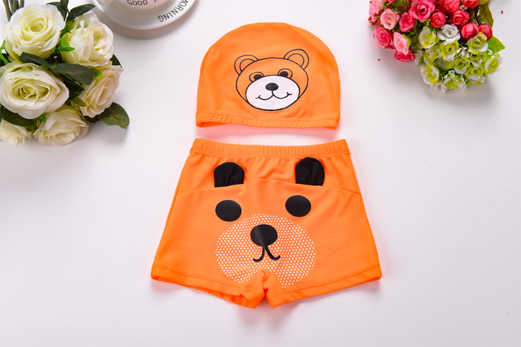 210 orange bears with hat