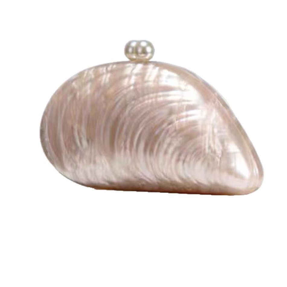 Women's New Acrylic Pressed Evening Bag - Single Shoulder Crossbody Wedding Banquet Clutch Chain Bag - Thumbnail 5