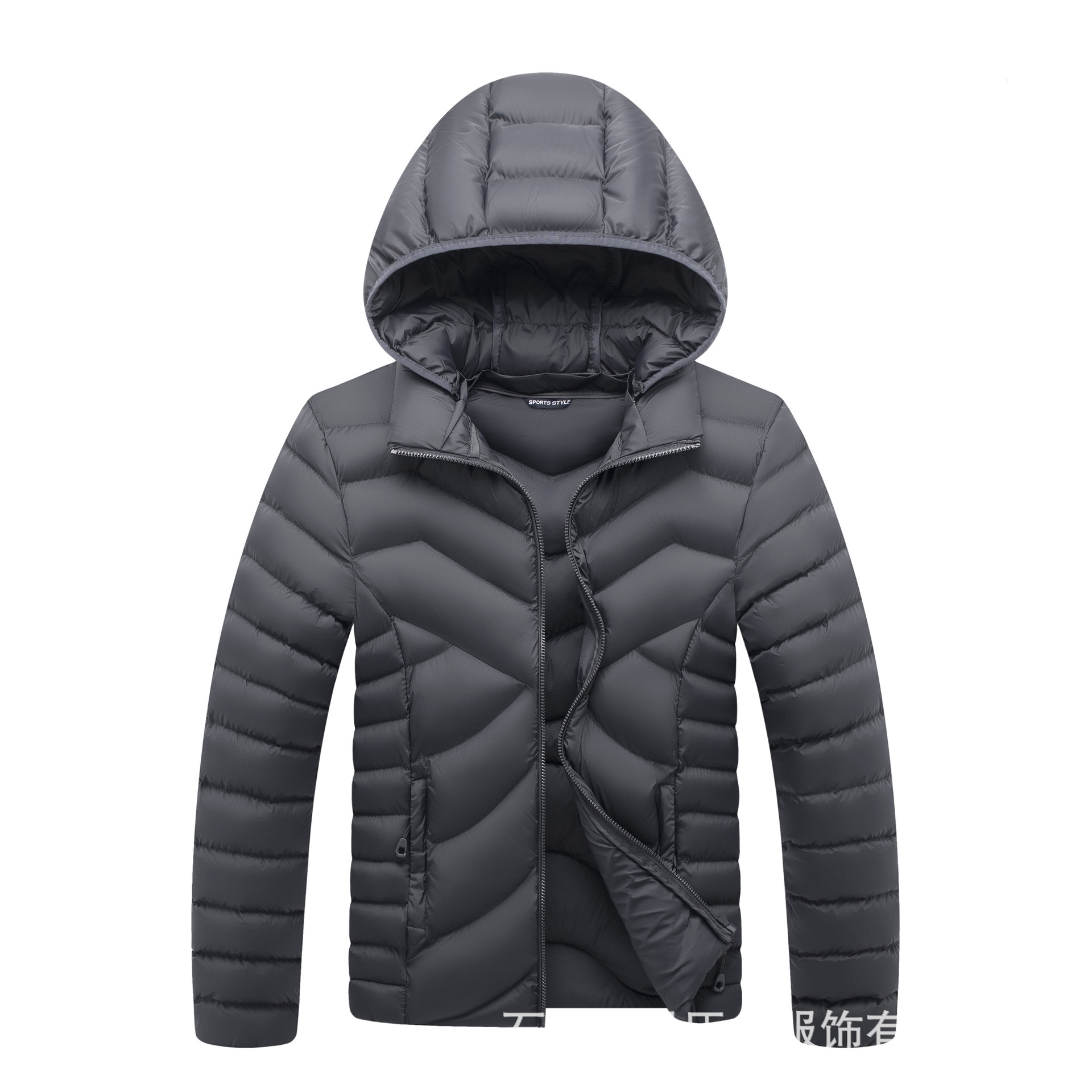 Abrigo acolchado de algodón transfronterizo moda masculina casual sombrero desmontable costilla Abrigo acolchado de algodón Otoño e Invierno 2021 abrigo de hombres jóvenes suministro directo de fábrica