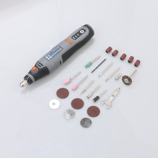 Electric grinding machine handheld grinding machine charging 80W high-power three-speed speed straight grinding machine wireless polishing engraving cutting