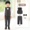 Vest, set, trousers, bow tie, 3 pieces