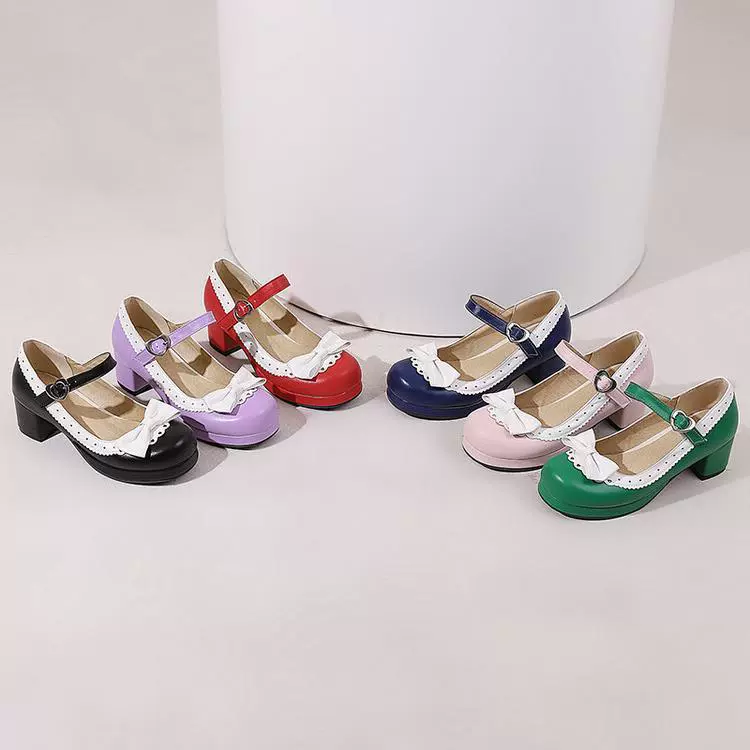 Footwear, shoes with bow, for import, plus size, Amazon