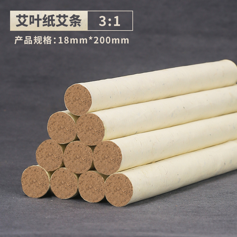 Moxa Sticks Ai Tiao 3cm x 20cm Handheld Moxibustion Rolls 10 Pack for Whole Body Warming Care preparation