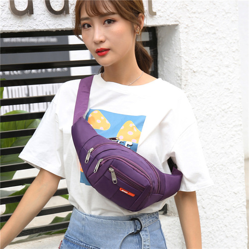 New style waist bag for men and women, multifunctional, large capacity, water repellent and wear-resistant, outdoor sports mobile phone wallet, cashier business bag