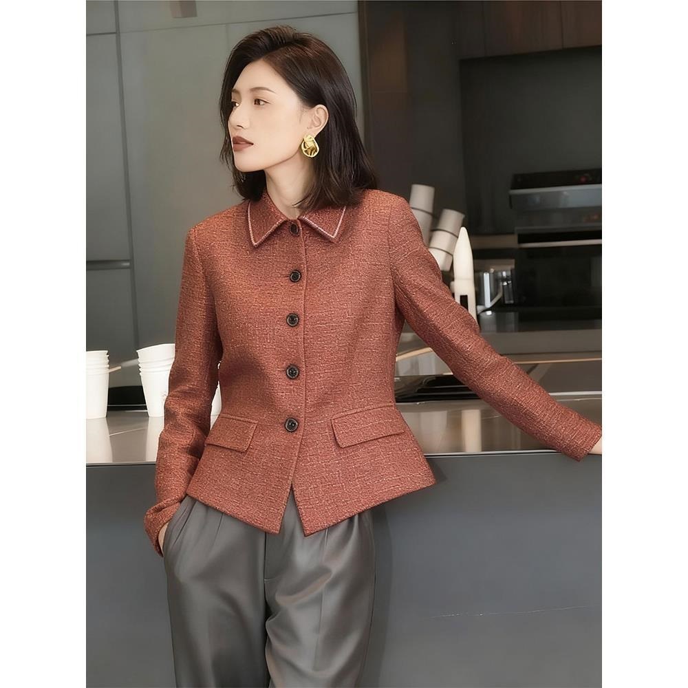 Super Nice-Looking, Super Nice-Looking, Small Fragrant Style Suit Jacket for Women, New Autumn Top