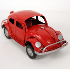 Bug-shaped car decoration ornament Christmas holiday decoration gift Metal beetle car desk ornament