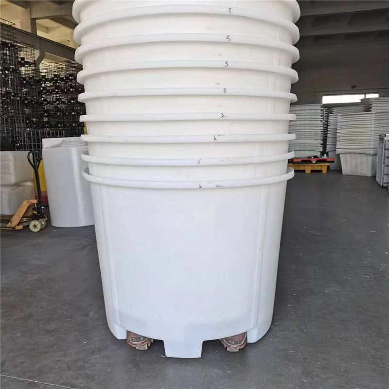 山东塑料圆桶带铲车脚塑胶桶储存桶染料桶塑胶化工桶手动叉车桶