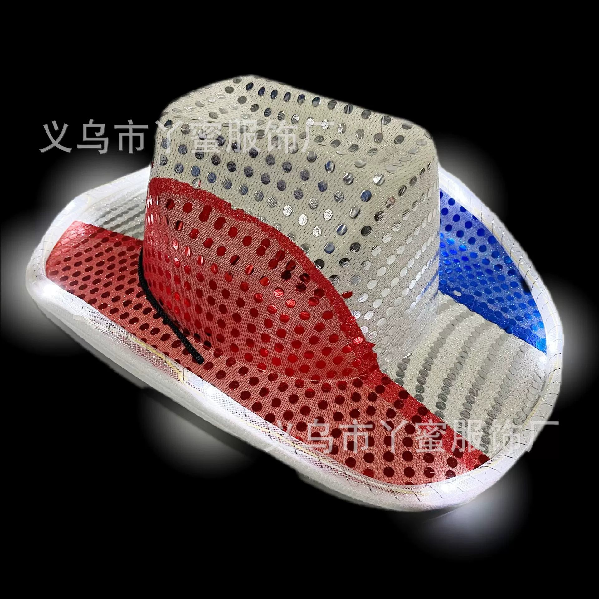 Флаг Дня независимости Америки Ковбойская шляпа Шляпа с американским флагом Шляпа с американским флагом День независимости Америки Футбольная шляпа Кубка мира