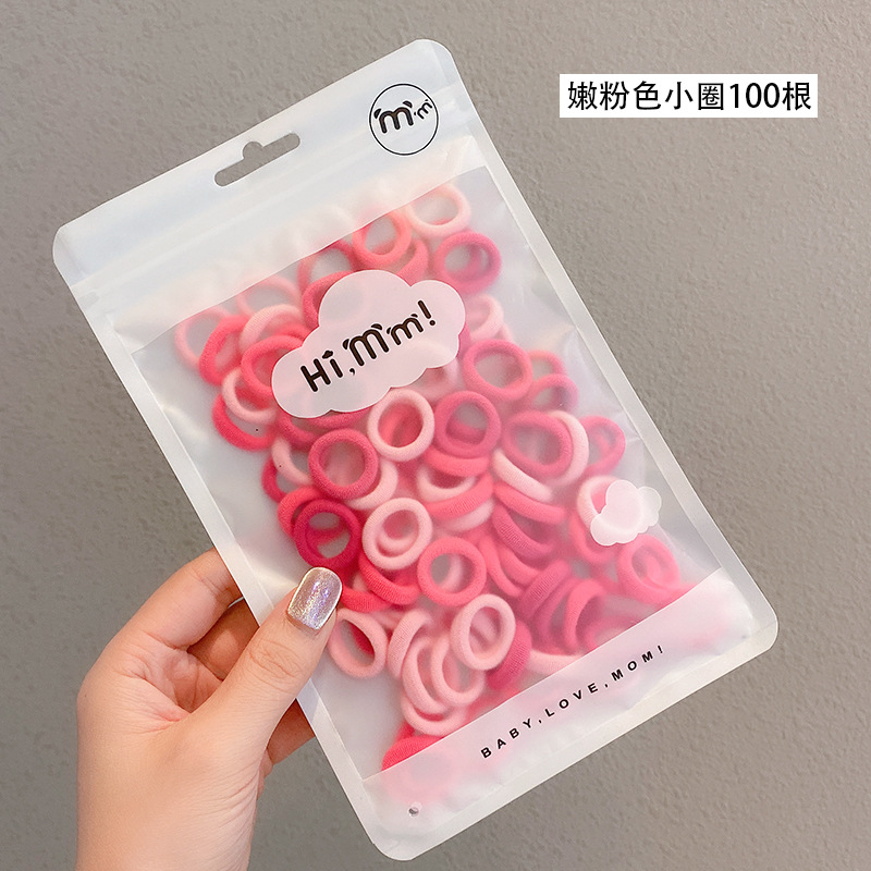 Colorido banda de pelo lazo banda de goma del pelo Mori diadema Internet celebridad ins lazo banda de pelo femenino cuerda de pelo simple cubierta de cuero Corea del Sur