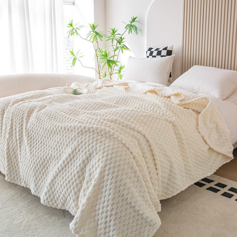 Cubierta de acondicionador de oro acurrucado dormitorio de estudiantes se puede lavar con máquina mantas de mantas de lana mágica de verano cuatro estaciones