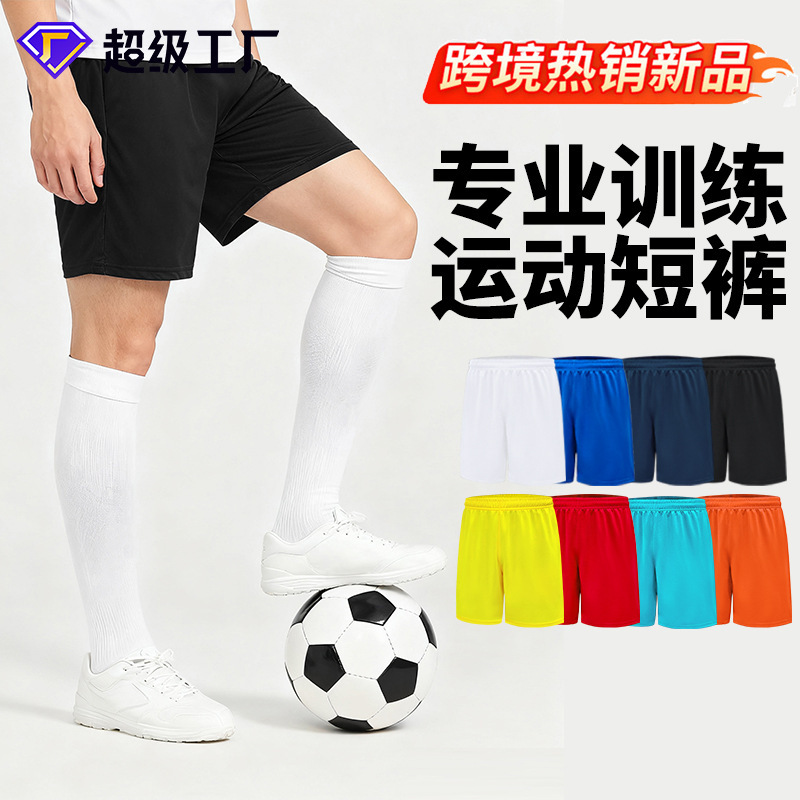 Cross-Border Quick-Drying Shorts Custom-Made for Men, Professional Sports Training Breathable Five-Point Shorts, Fitness Running Football Shorts Wholesale
