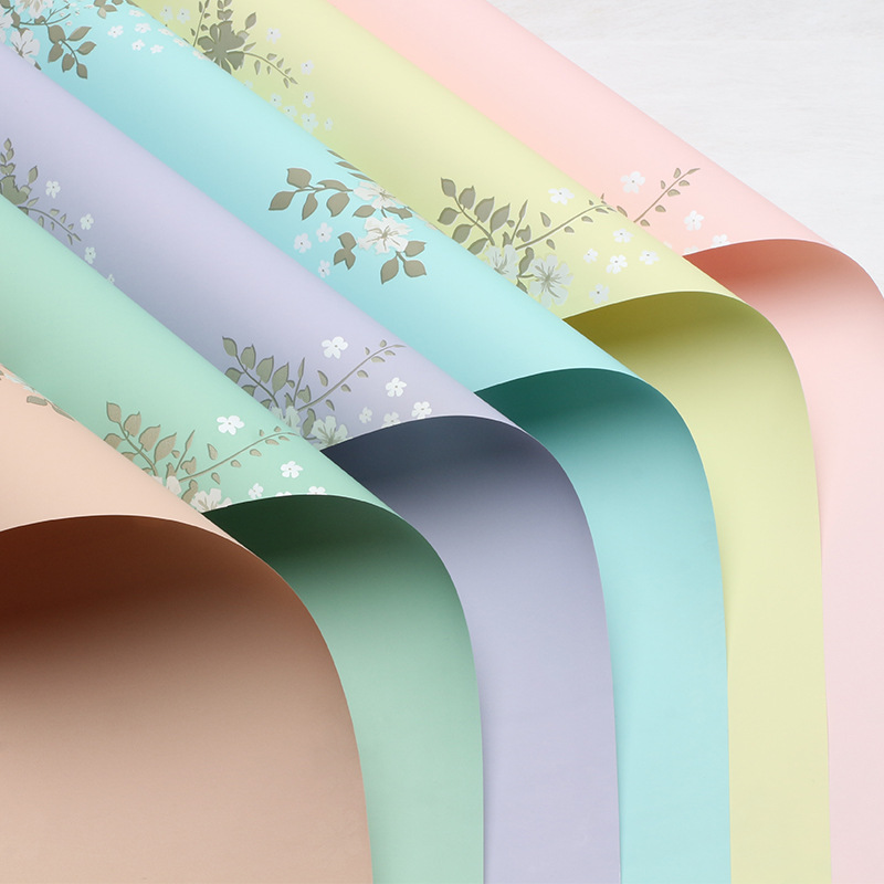 Huaxi montaña flor salvaje ins elemento floral fresco y elegante ramo de flores florista papel de embalaje de flores