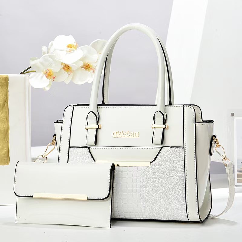 Bolso de mujer de comercio exterior, bolso de mano de moda de alto nivel, bolso de mano de estilo retro europeo y americano, bolso de hombro de tendencia inclinado.