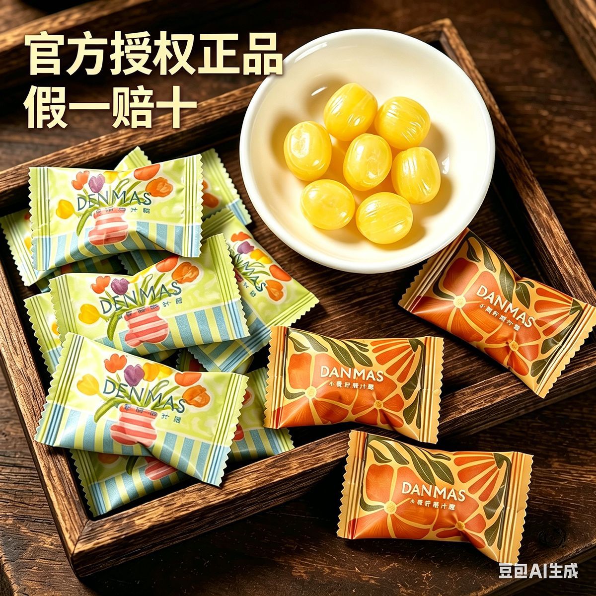 丹马仕小青柠硬糖糖果网红爆款结婚喜糖婚糖糖果批发丹玛仕糖果