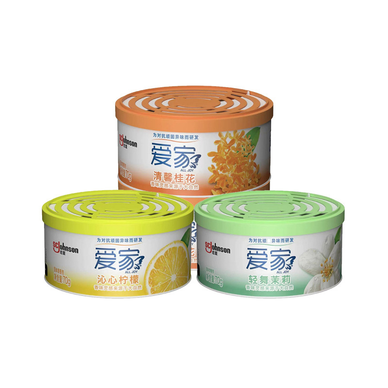 Aijia Air Freshener Solid 70g Osmanthus Lemon Jasmine Fragrant Hotel Home Office Fragrance