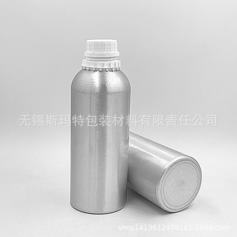 源头厂家1L 升  金色喷漆 医药铝罐 大白盖