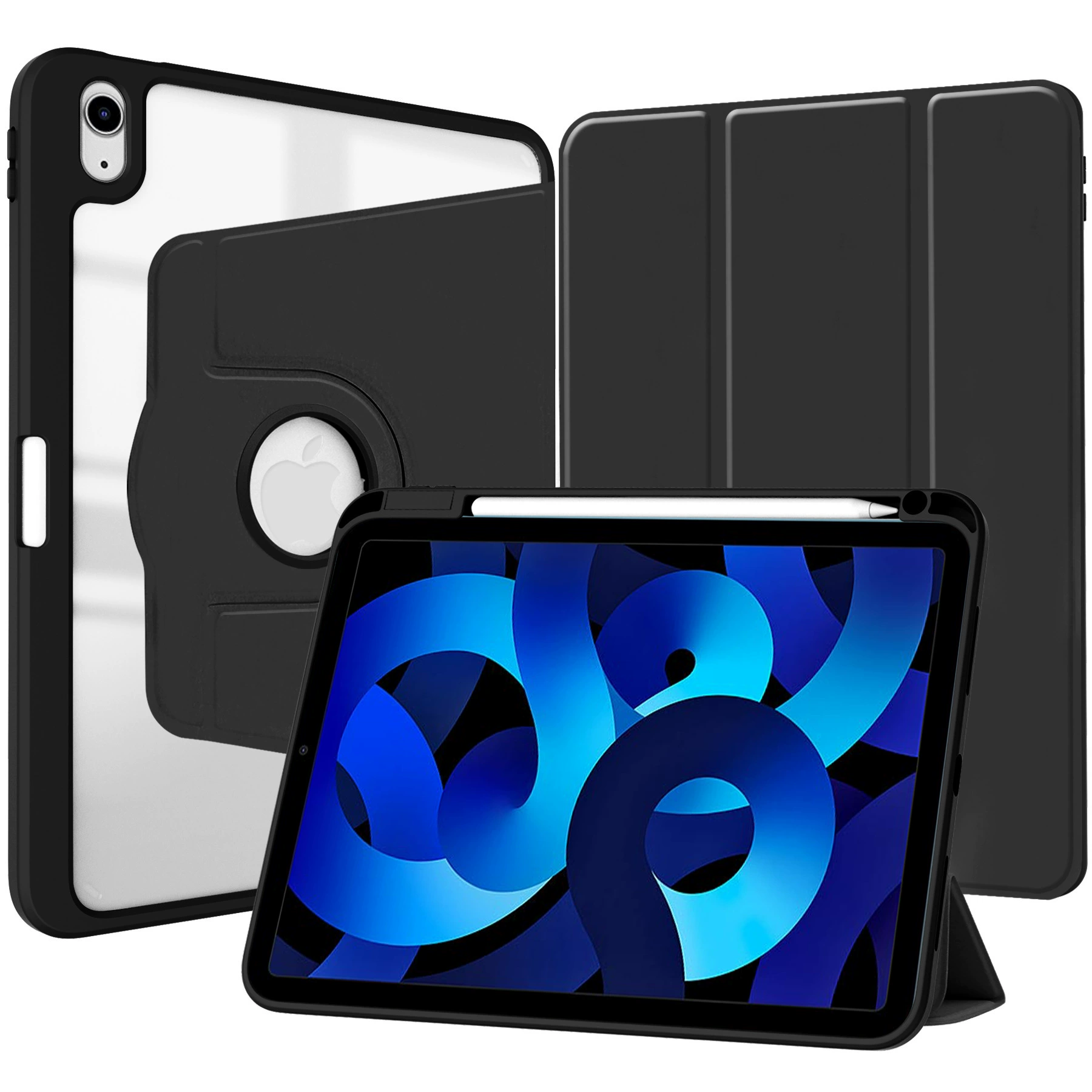 Подходит для нового iPad 2024 10.9 вращающееся акриловое защитное покрытие Air 12.9 акриловая плоская крышка