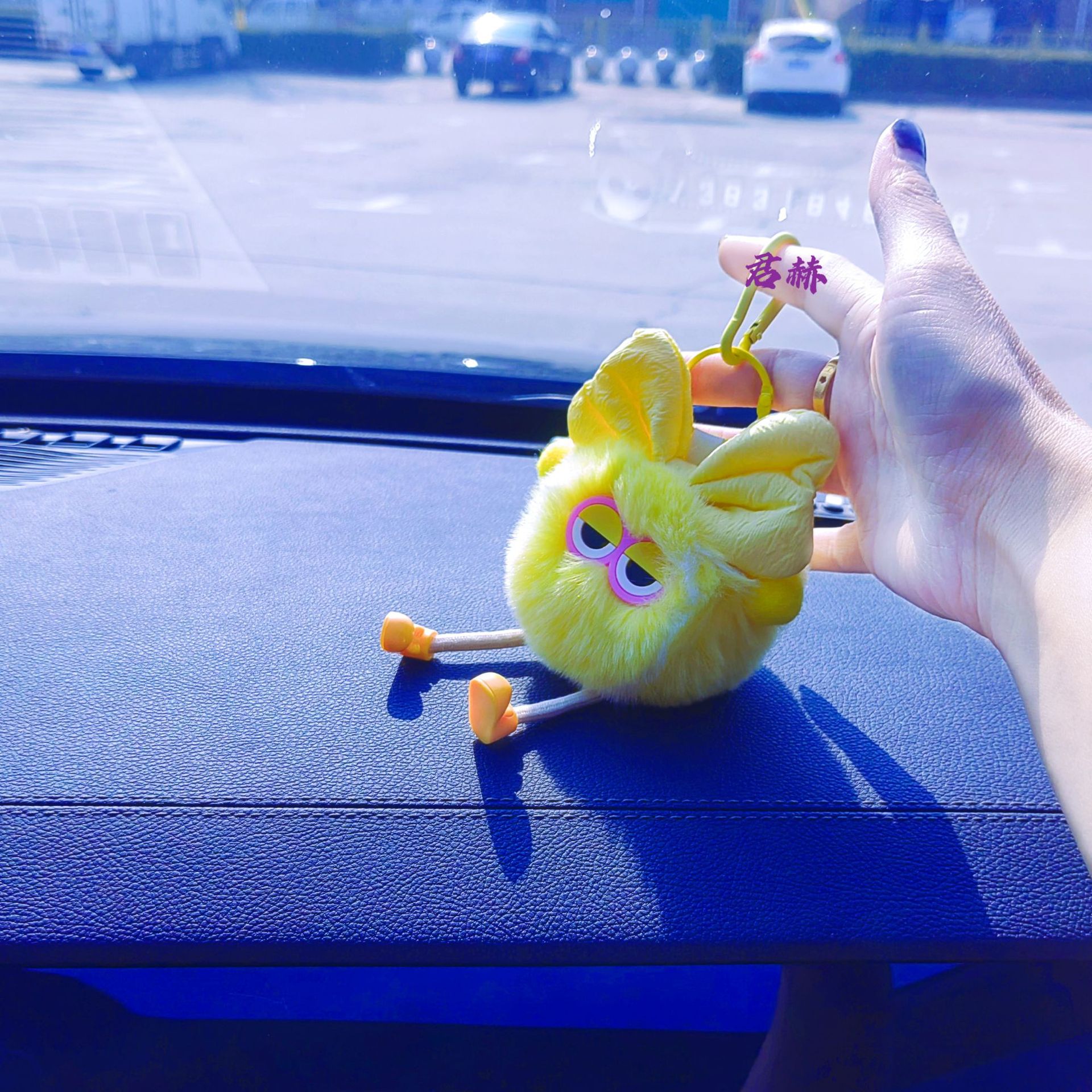Cute tenis de carbón Elf de coche llavero colgante bolsas de peluche bolsas colgantes muñecas de peluche