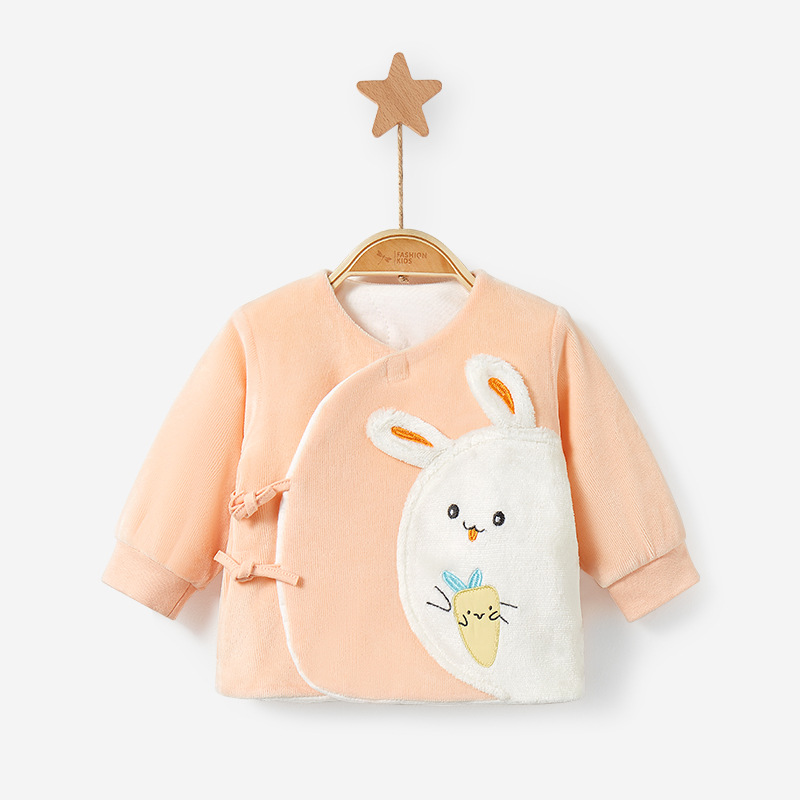 Ropa de bebé recién nacido otoño y invierno, ropa de algodón de primer año, chaqueta de algodón gruesa, chaqueta de algodón caliente, chaqueta de algodón de marzo, chaqueta de bebé
