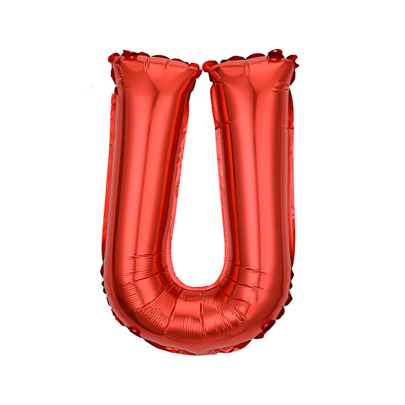 16 pulgadas letras inglesas globo rosa oro oro plata película de aluminio fiesta de cumpleaños fábrica al por mayor letra fiesta
