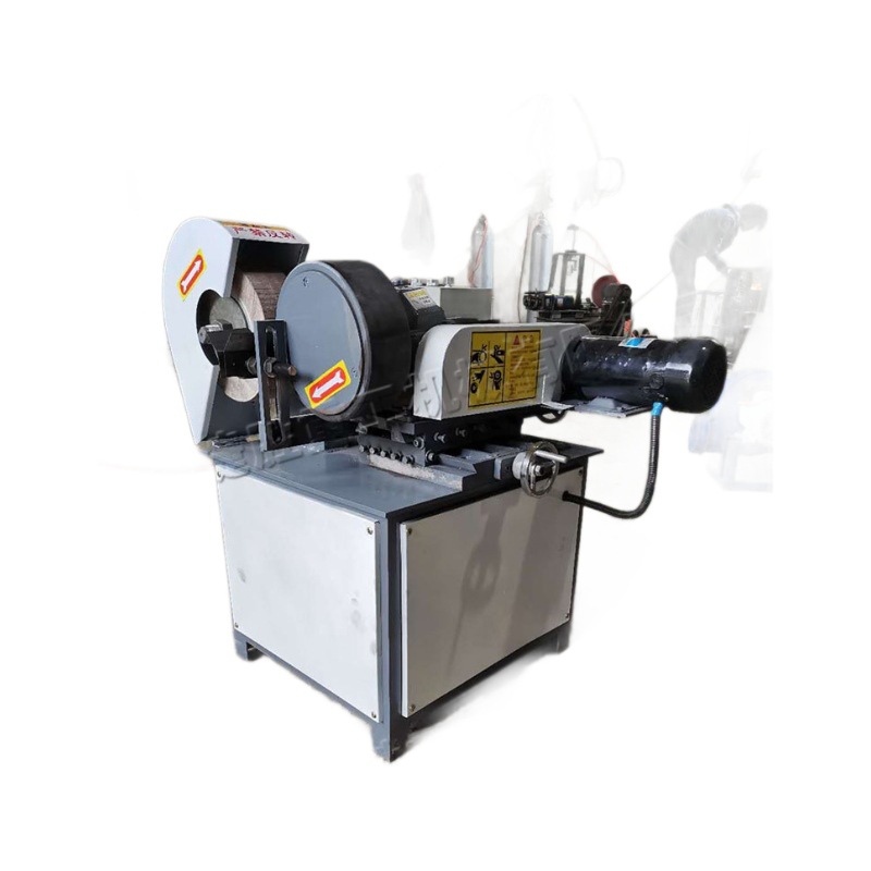 Máquina de pulido circular exterior de tubo de metal redondo varilla de metal pieza de trabajo máquina de molienda de óxido máquina de molienda de tubo de acero inoxidable
