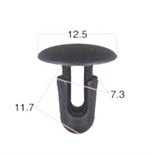 YT0216生产销售 黑色尼龙汽车塑料卡扣 隔热棉机盖密封胶条定位夹