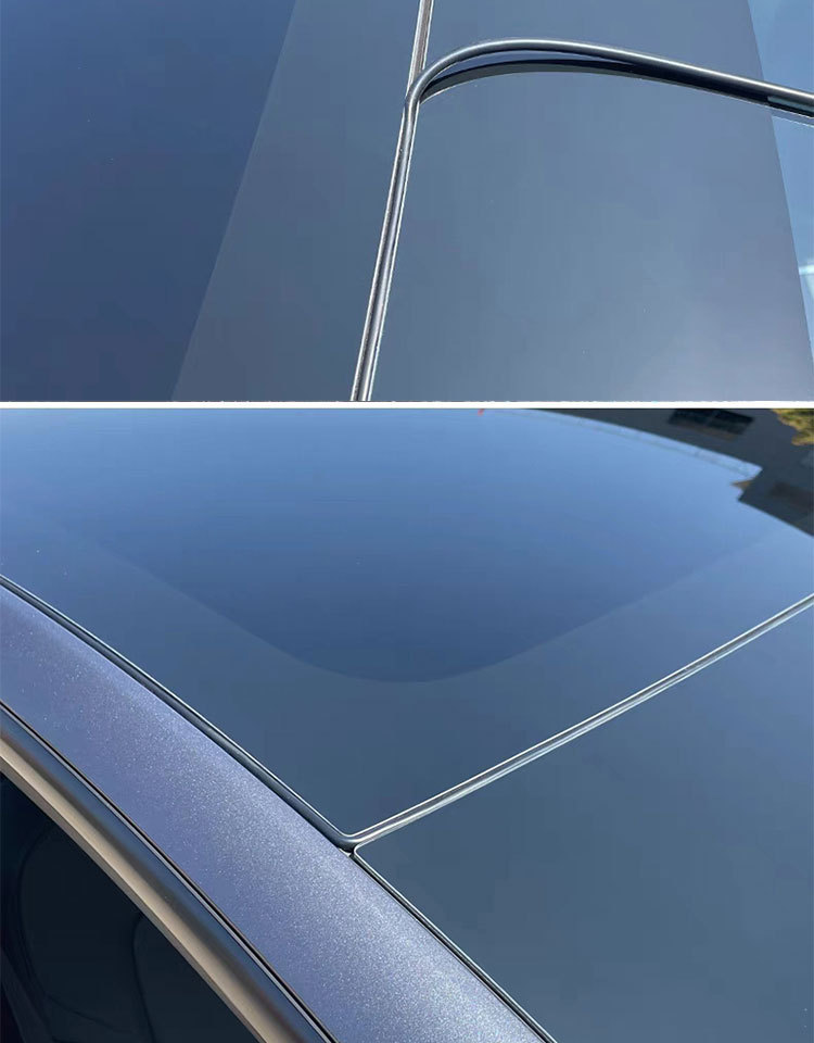 Suitable for Tesla Huanxin Model Y sunroof sealing strip inner door sound insulation strip shock-absorbing rubber modification accessories