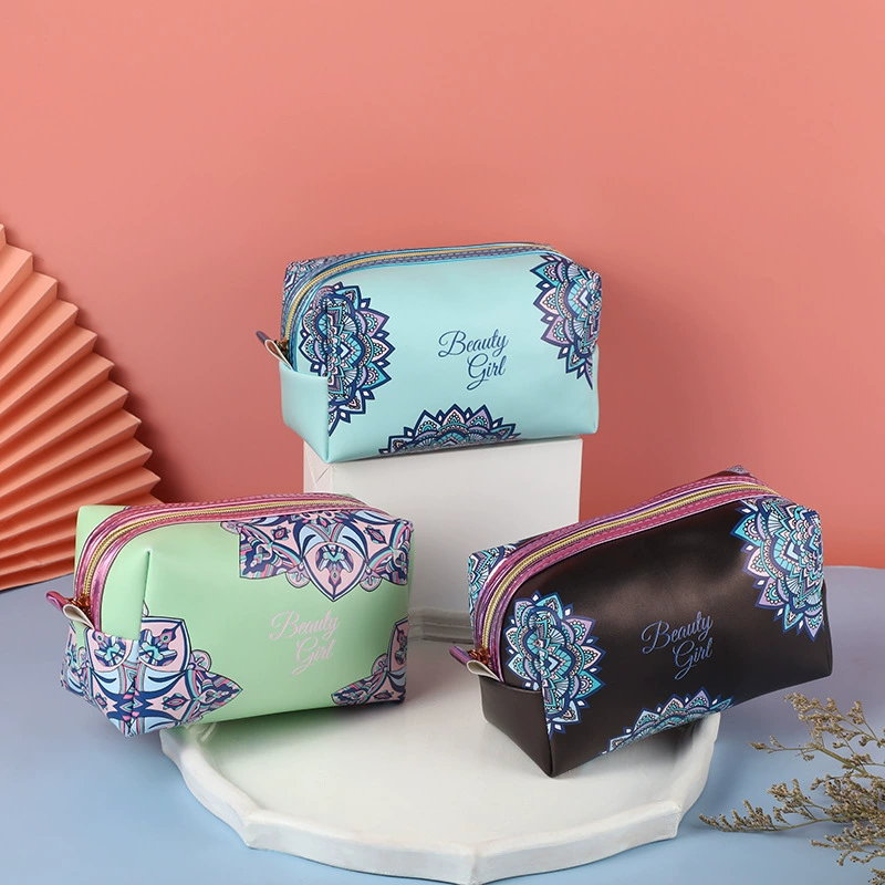 Capacious cosmetic bag, square waterproof organizer bag, (Cross-border trading)